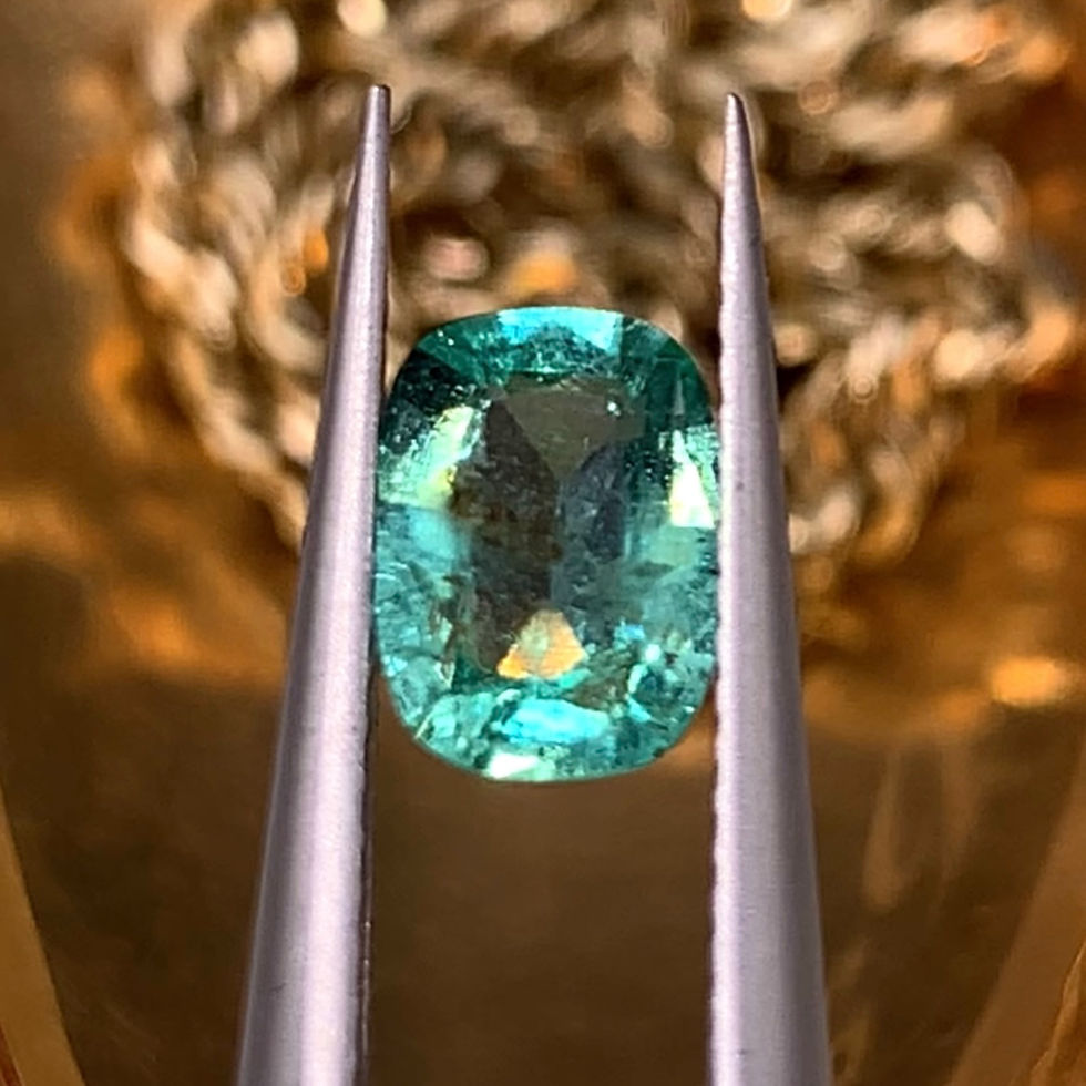 Thumbnail: 0.74Ct Natural Rare Vivid Green Emerald