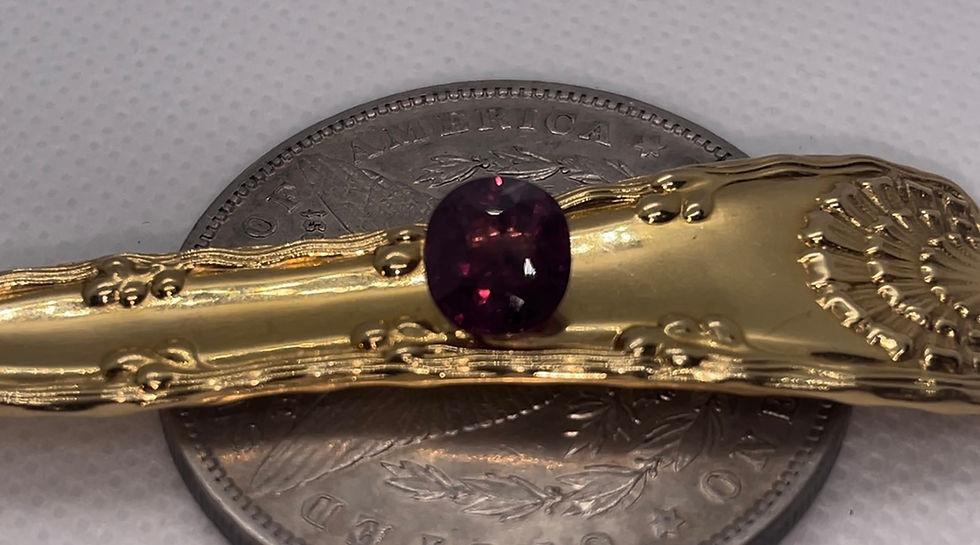 Thumbnail: 2.48Ct Natural Rare Reddish Pink Kashmir Sapphire