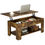 Thumbnail: Yaheetech Lift Top Coffee Table w/Hidden Compartment and Open Storage Shelf, Vi