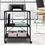 Thumbnail: Cheflaud Kitchen Microwave Cart ,3-Tier Kitchen Utility Cart Vintage Rolling Ba
