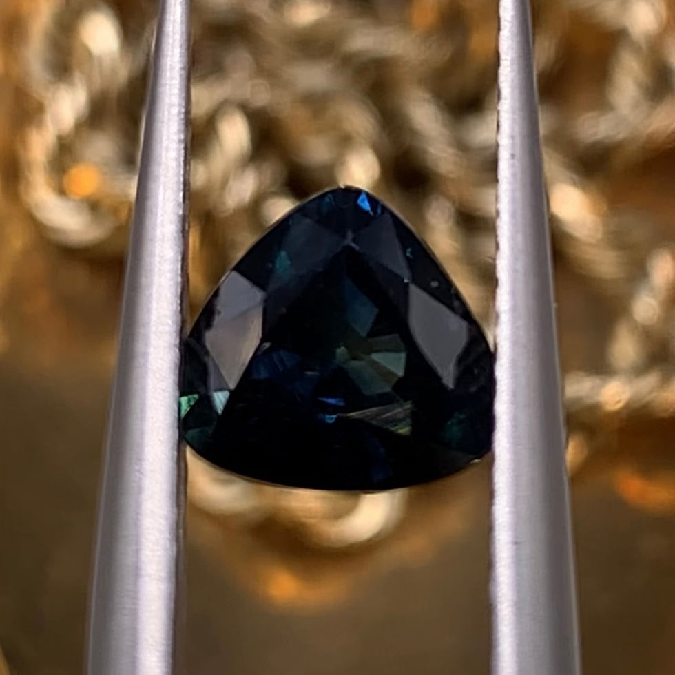 Thumbnail: 1.29Ct Natural Exquisite Greenish-Blue Sapphire from Madagascar