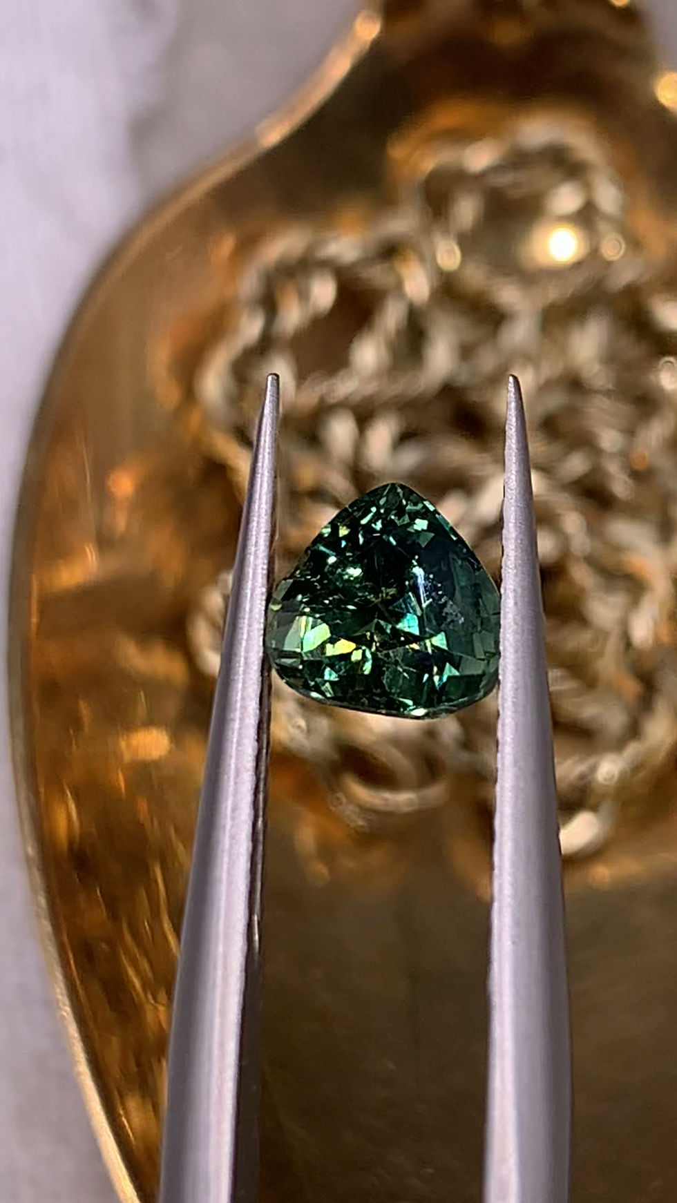 Thumbnail: 1.11Ct Natural Unheated Exquisite Green Sapphire
