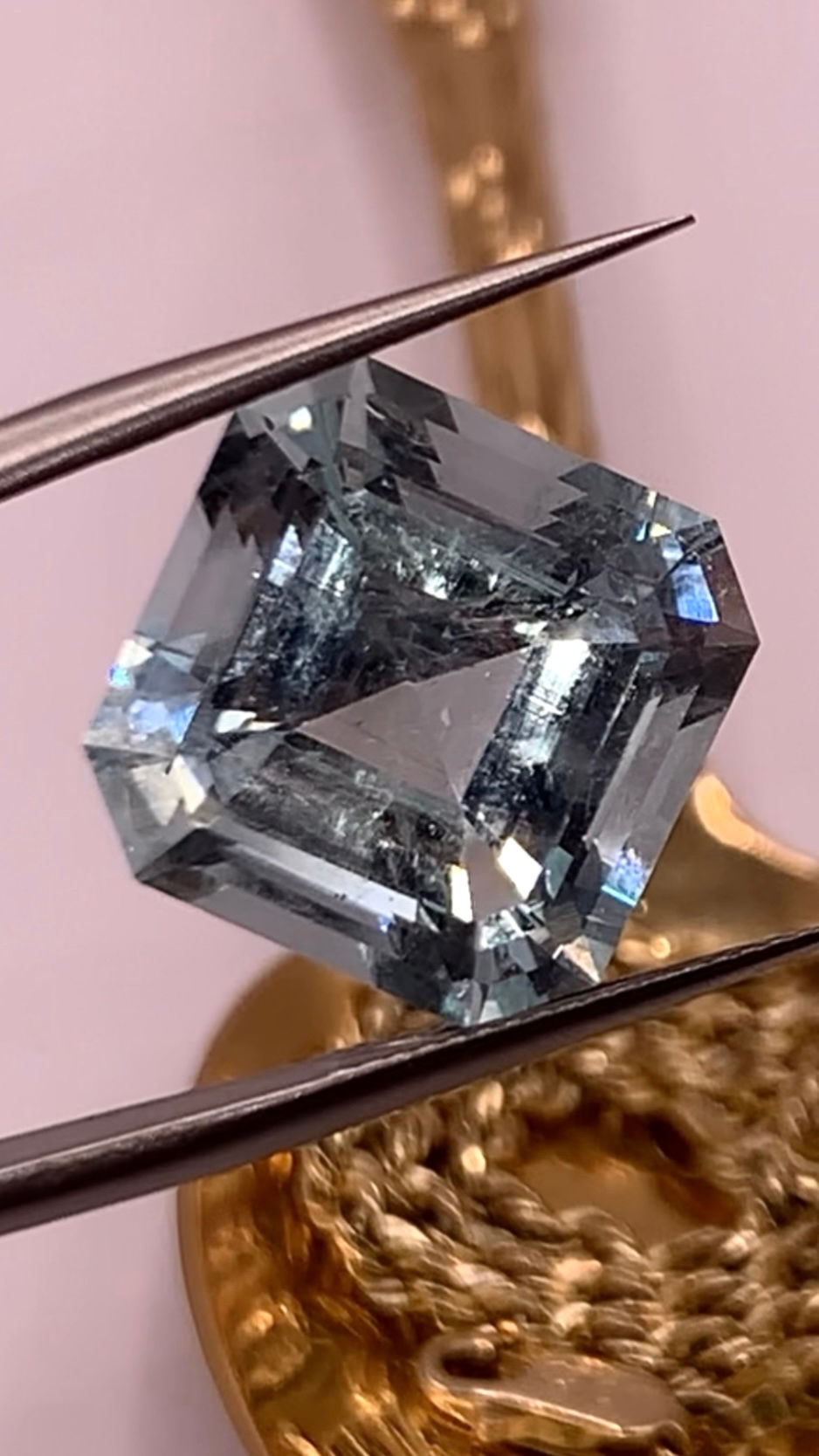 12.72Ct Natural Large Pristine Perfect Aquamarine