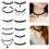 Thumbnail: 12pcs Women Necklace Handmade Gothic Retro Vintage Lace Collar Choker Necklace 