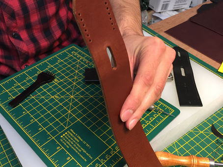 Belt Making - the bit you don't usually see!