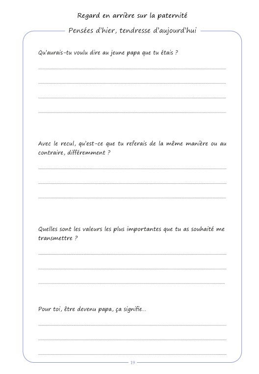 Miniature : Papa "Raconte-moi ton histoire"