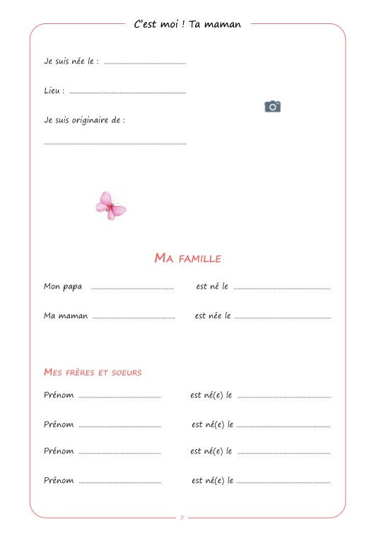 Miniature : Livre souvenirs maman