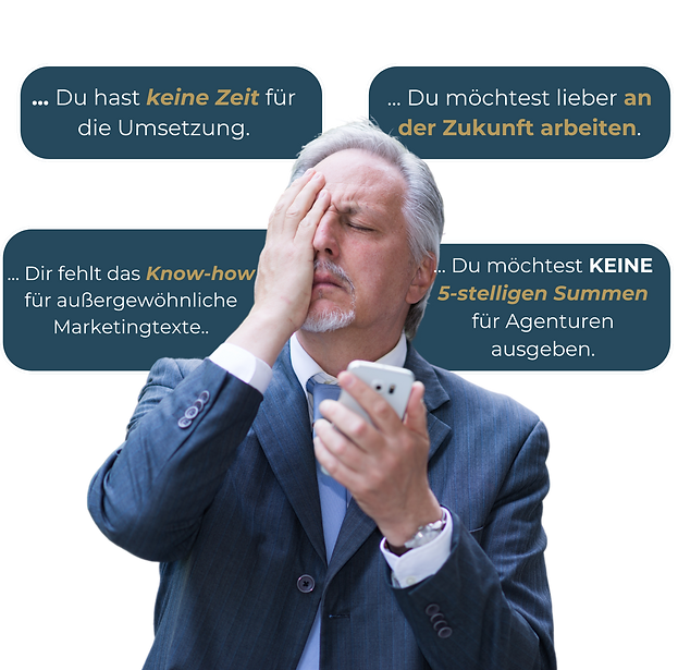 business mann schlägt hand vor das gesicht und ist gestresst