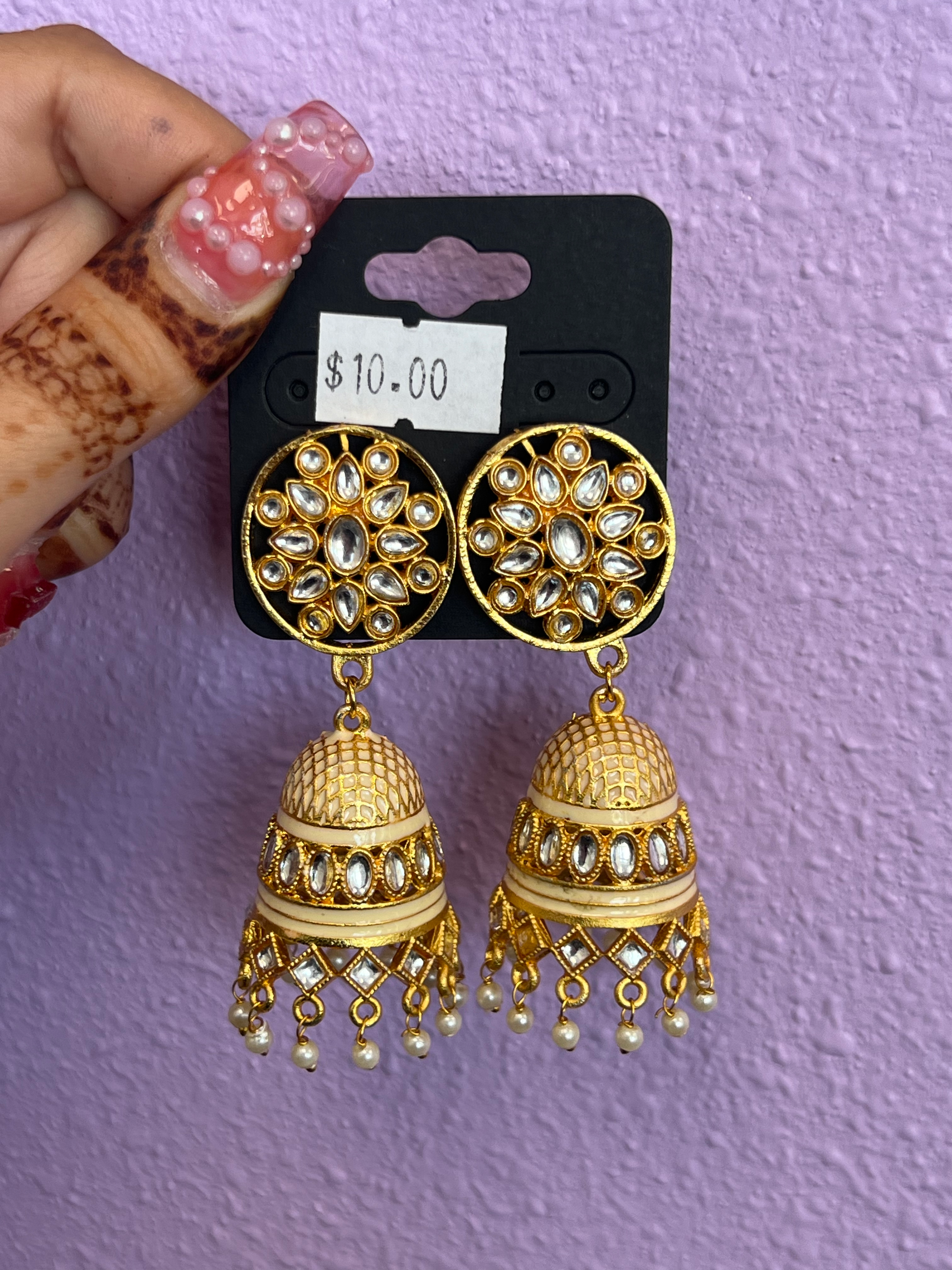 Jhumka Indian Earrings (Large)