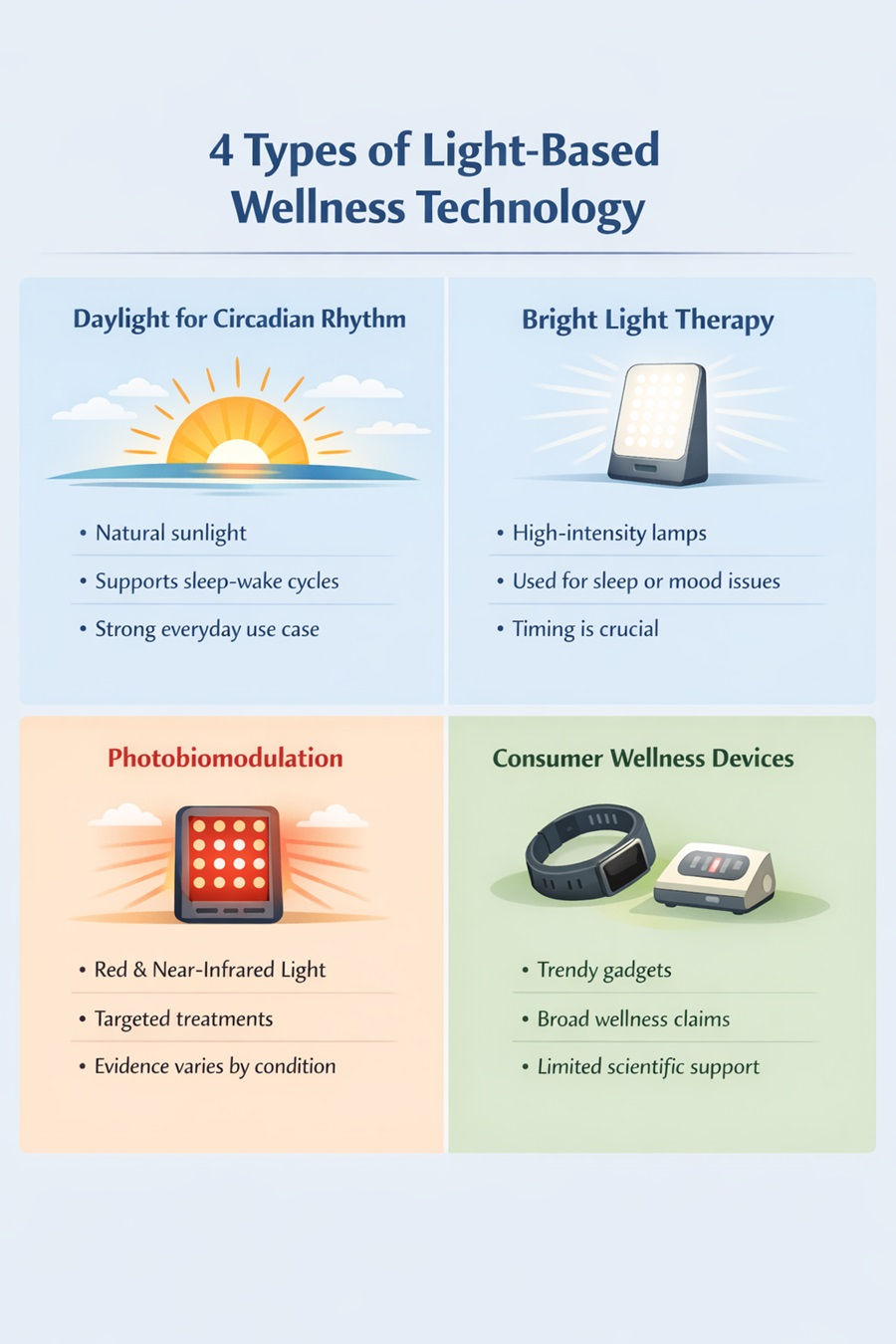 4 Types of Light-Based Wellness Technology (Published by Environmental Blog)