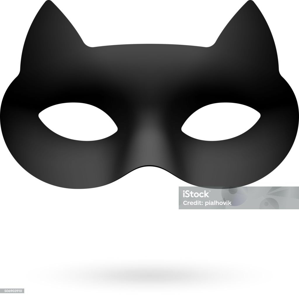 HALLOWEEN MASCHERA GATTO NERO 32508