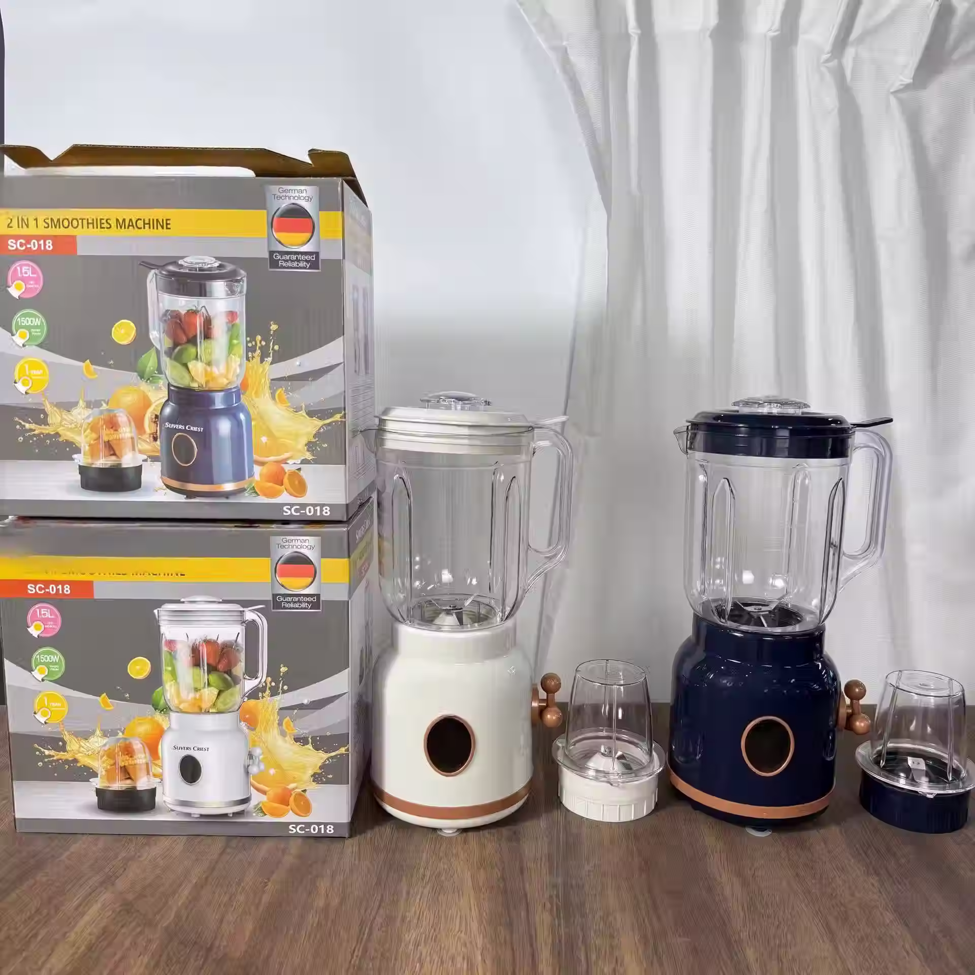 SILVER CREST BLENDER 2 IN 1 1500W SC-018