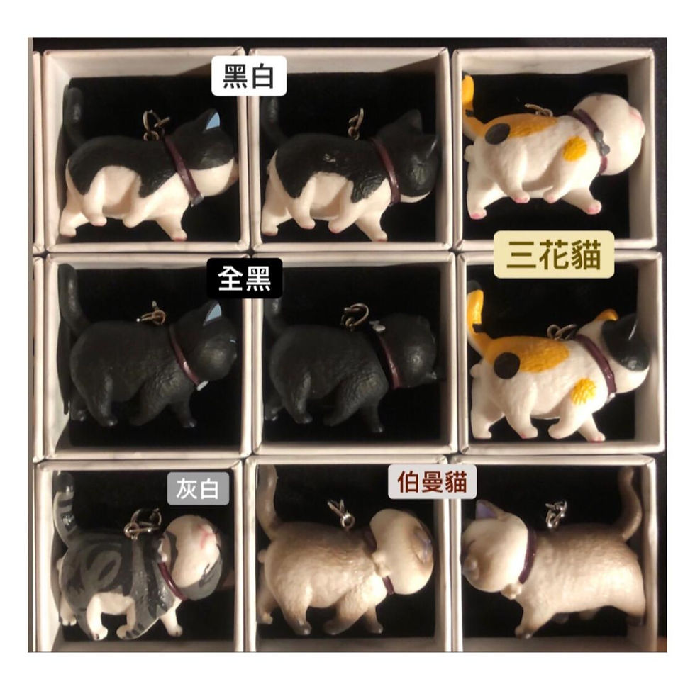 Thumbnail: 3D立體 貓貓 鎖匙扣