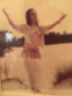 My first photo shoot in the 1970s.