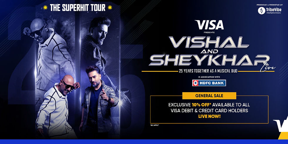 THE SUPERHIT TOUR VISHAL AND SHEYKHAR LIVE