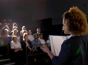 Speaker Addressing Audience