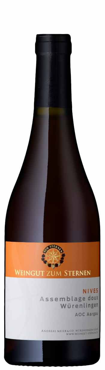Flasche Nives Assemblage Doux vom Weingut zum Sternen in Würenlingen im Aargau bei Baden, Spezialität online bestellen.