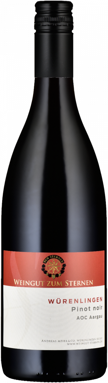 Rotwein Flasche Würenlingen Pinot noir vom Weingut zum Sternen in Würenlingen im Aargau bei Baden, online bestellen.