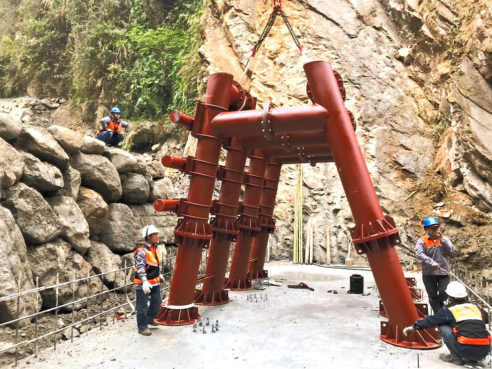 嘉義 獨座溪鋼構壩新建工程