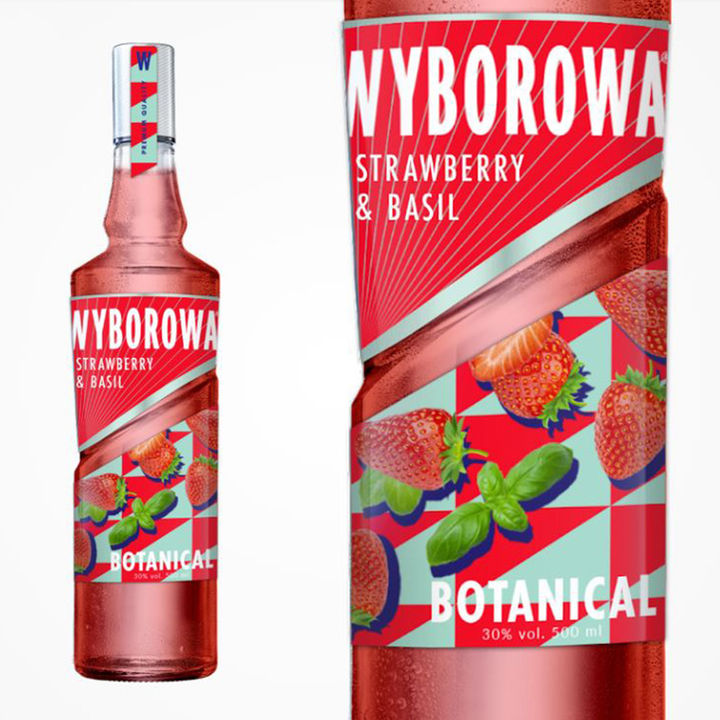 wyborowa botanical bottle
