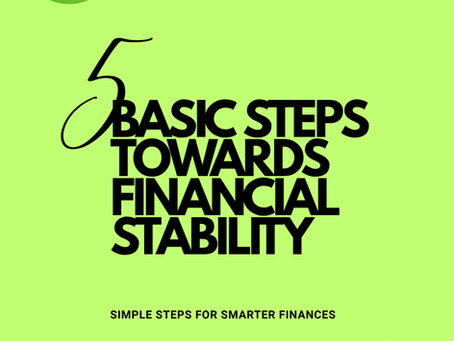 5 Basic Steps Towards Financial Stability