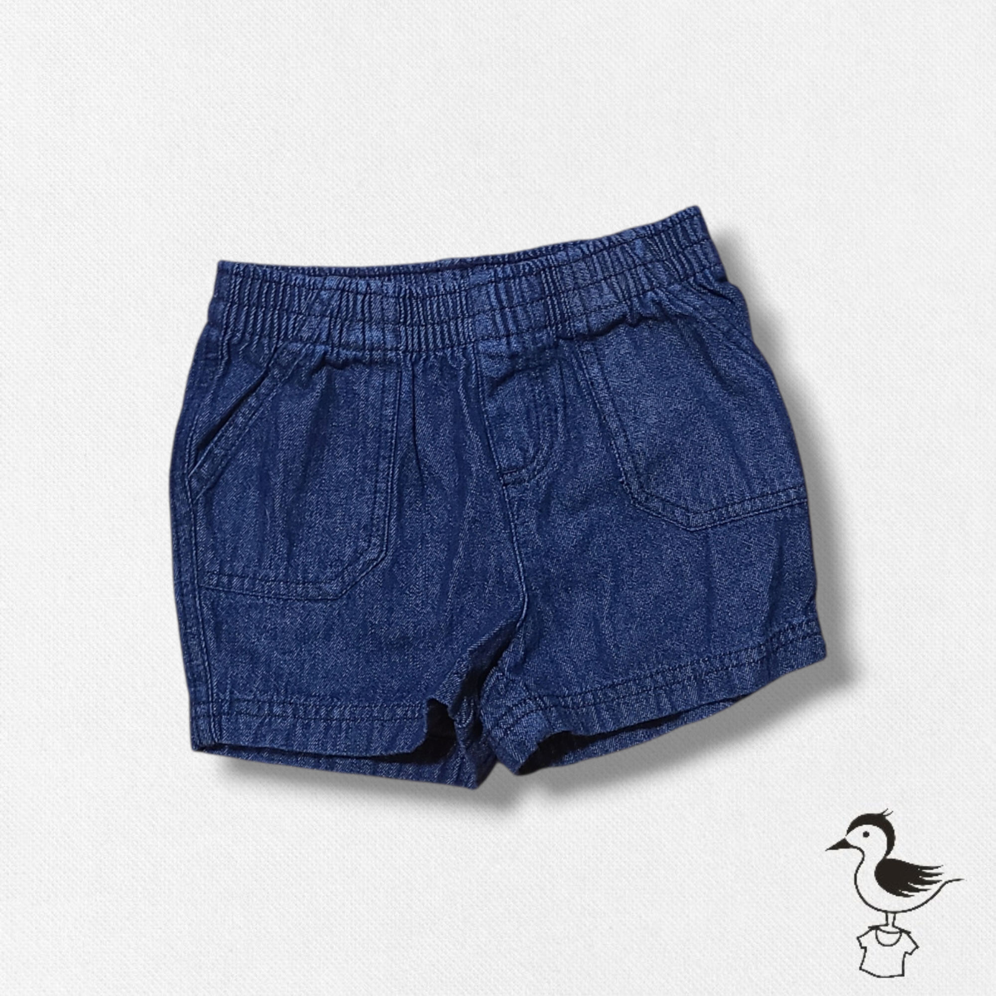 18-24 mois - GEORGE - short jeans avec étiquette