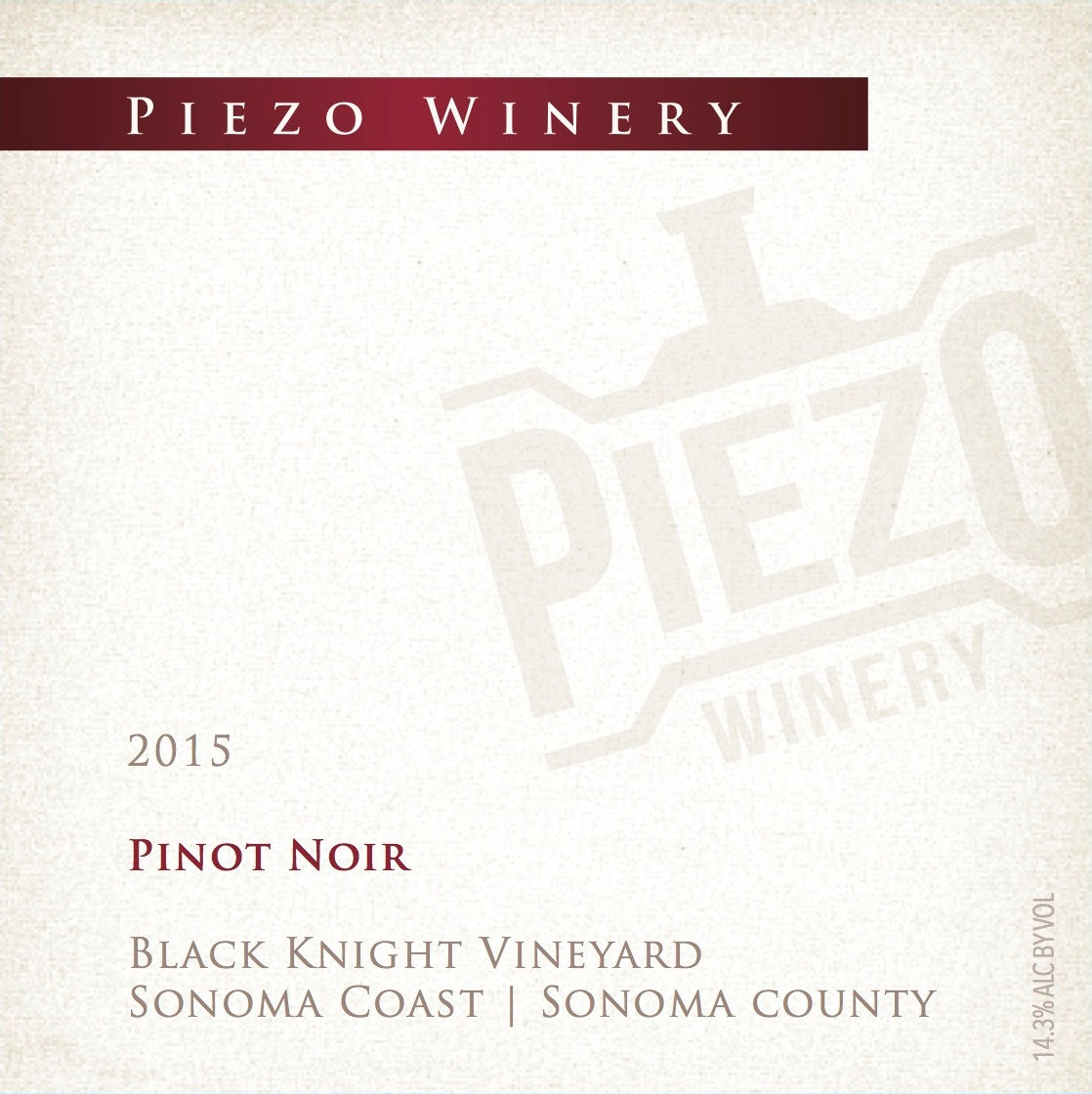 2015 Pinot Noir - Black Knight Vineyard