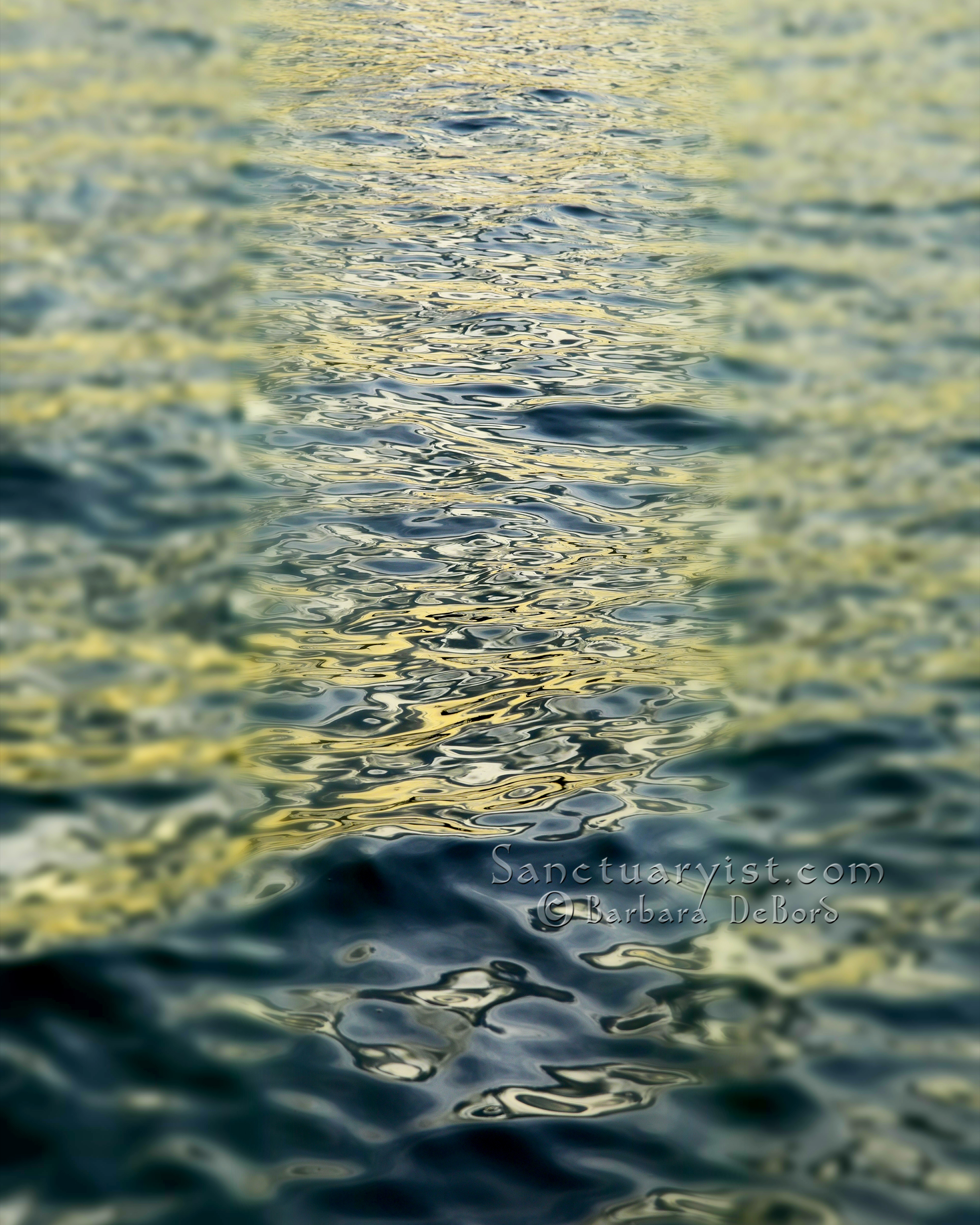 Green Grey Leopard Seas No 4