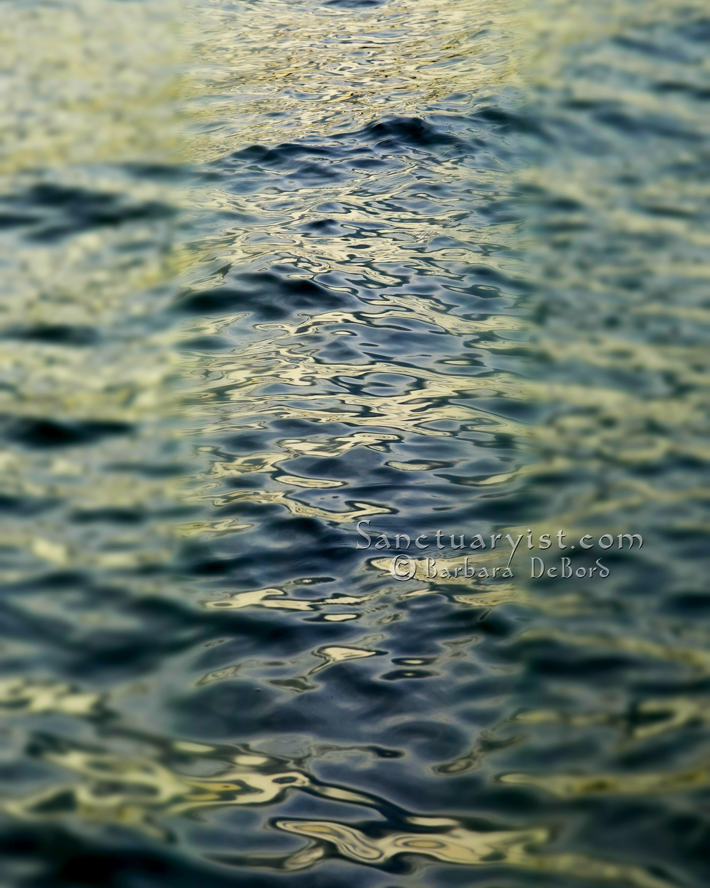 Green Grey Leopard Seas No 6