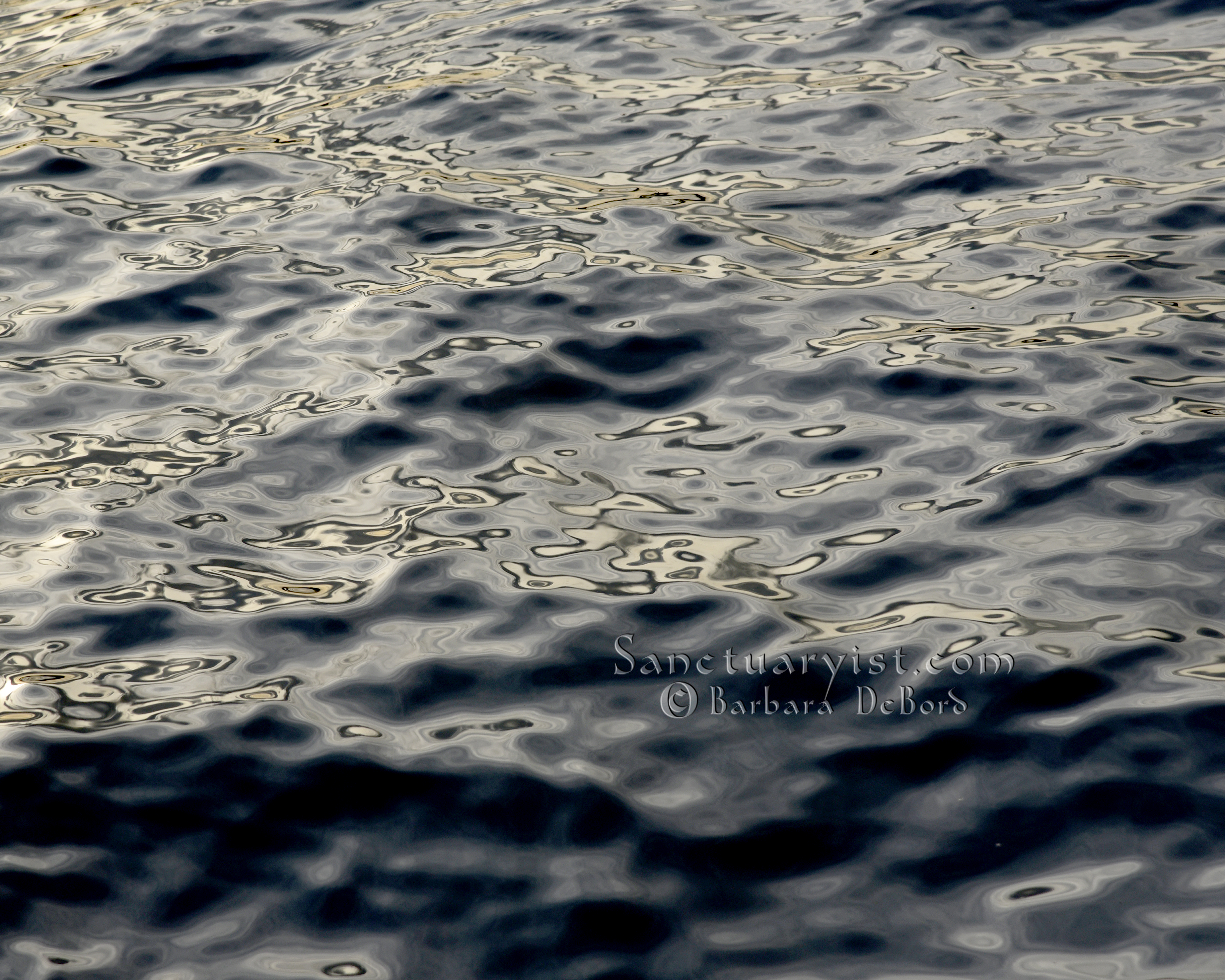 Grey Gold Leopard Seas No 3
