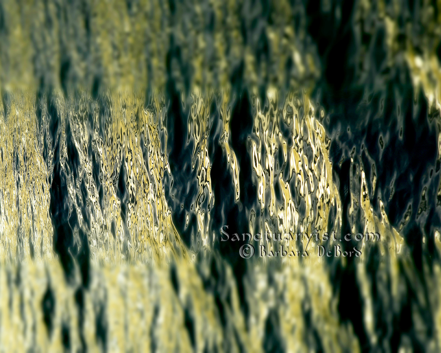 Green Grey Leopard Seas No 2