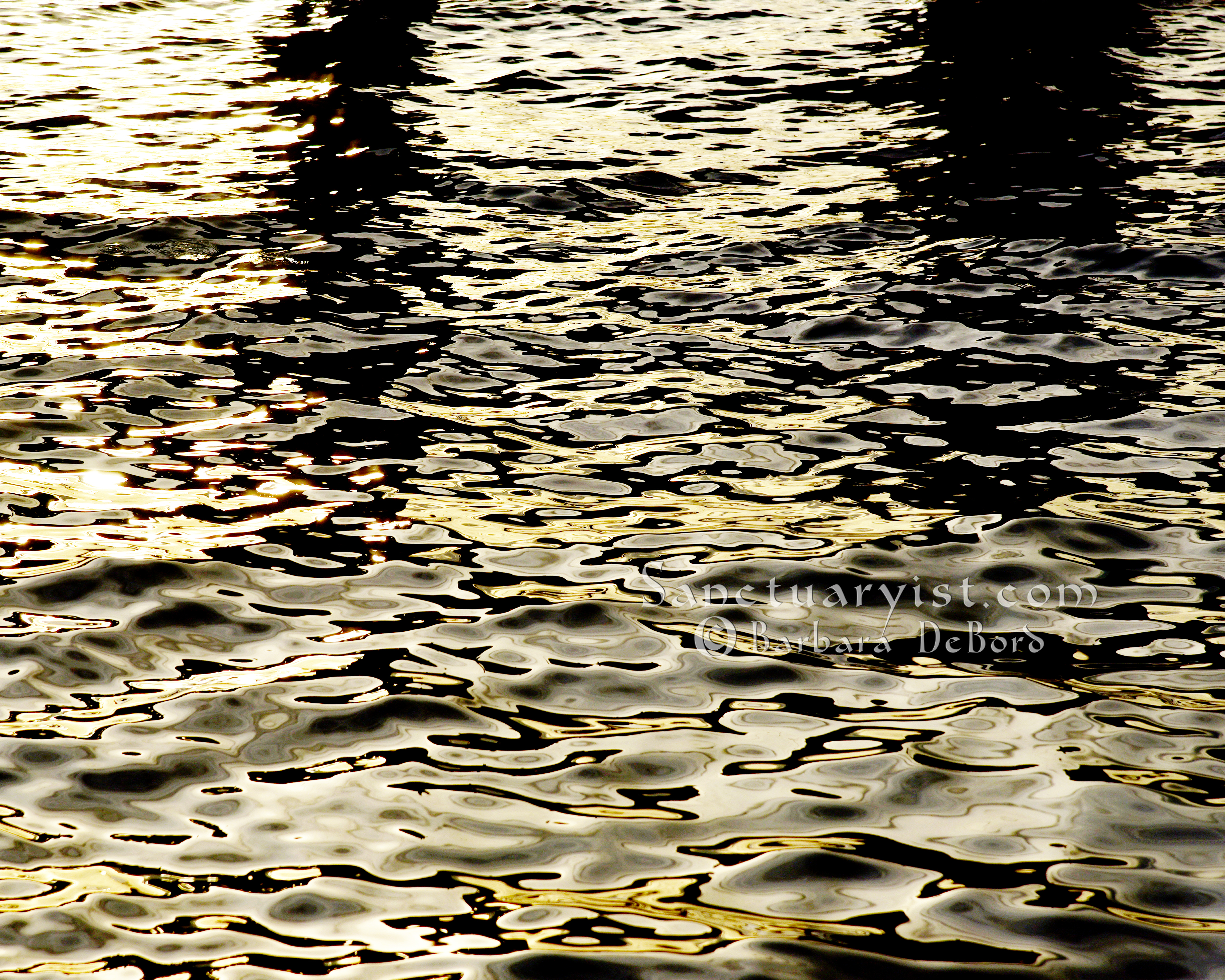 Grey Gold & Black Leopard Seas No 14