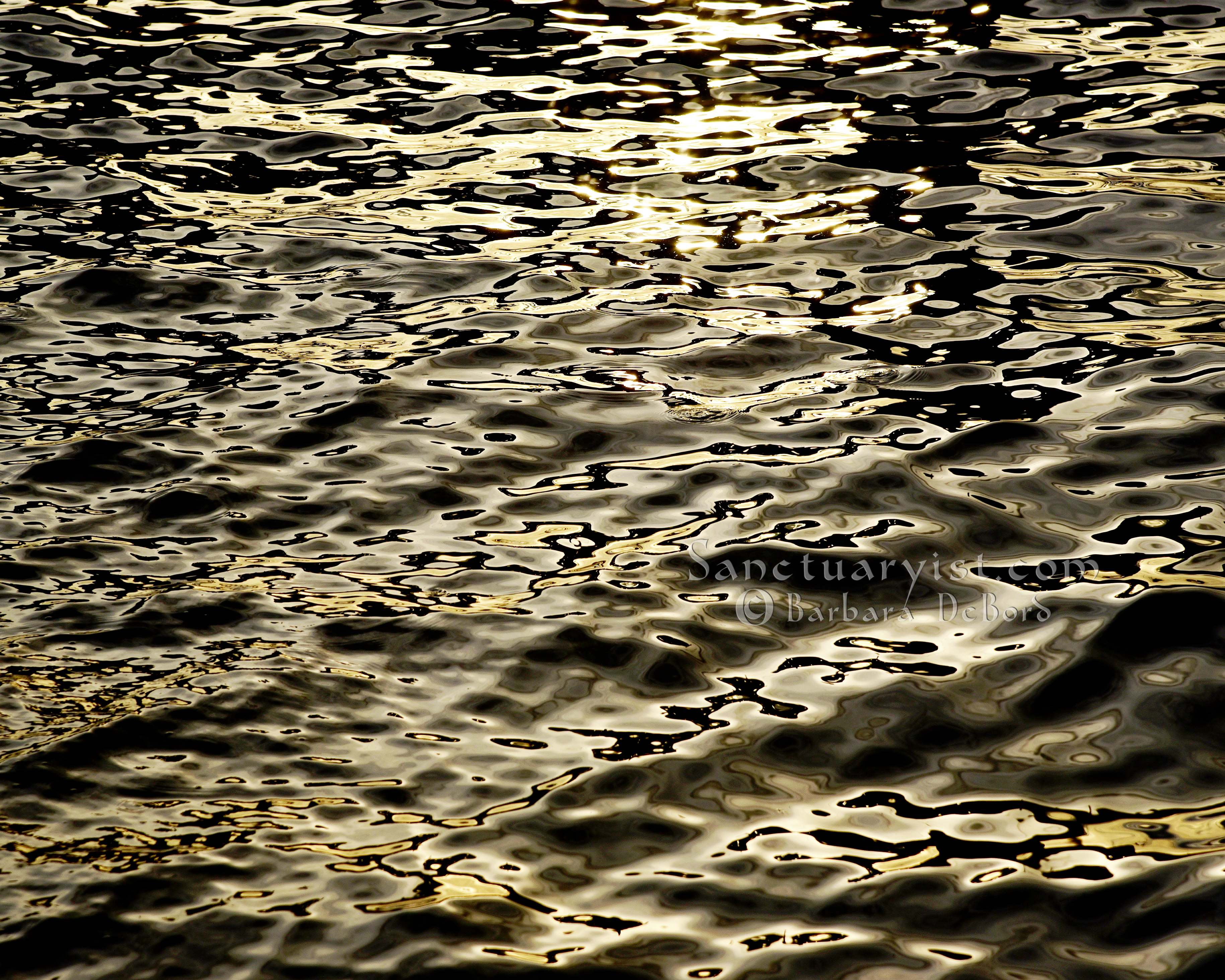 Grey Gold & Black Leopard Seas No 2