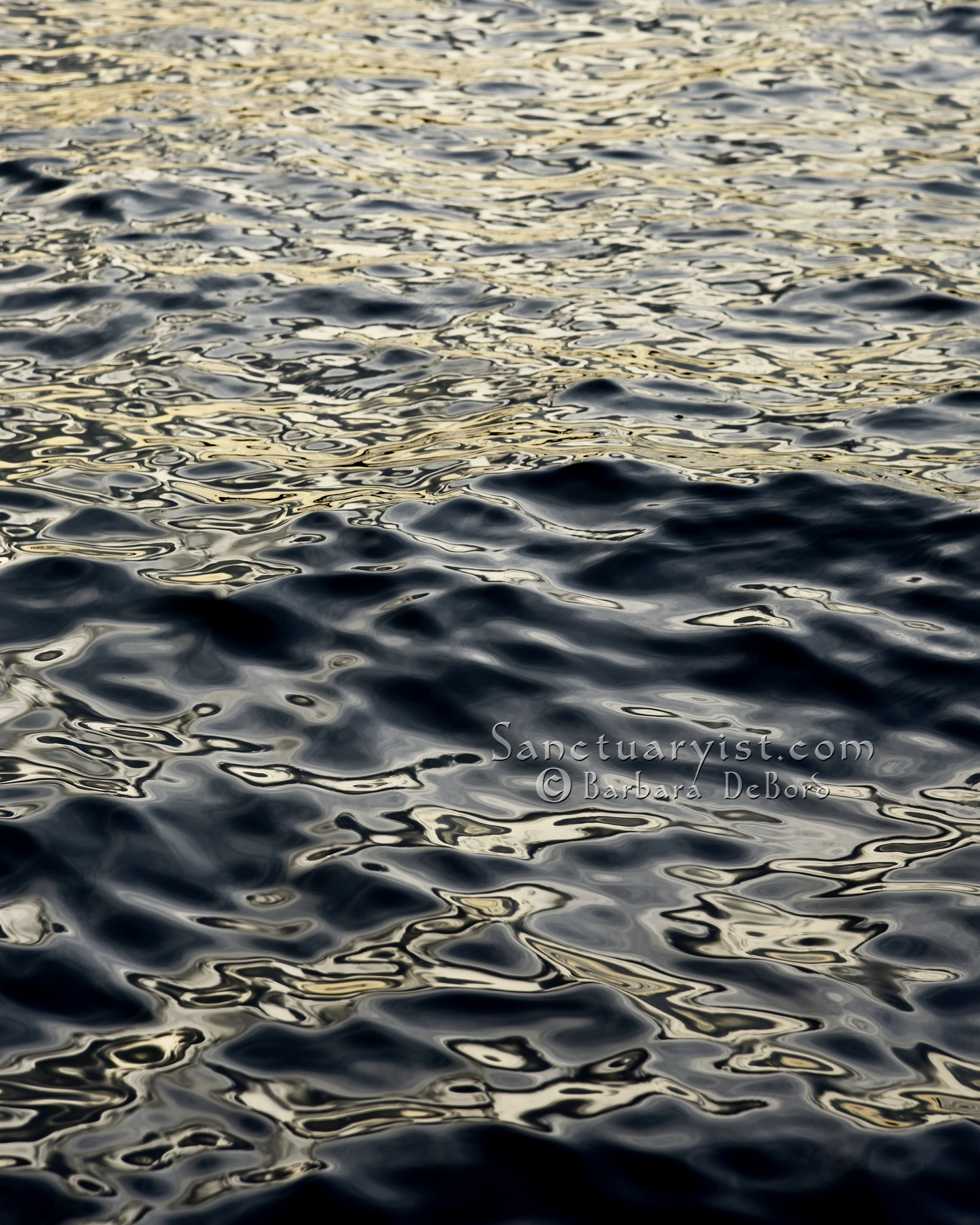 Grey Gold Leopard Seas No 7