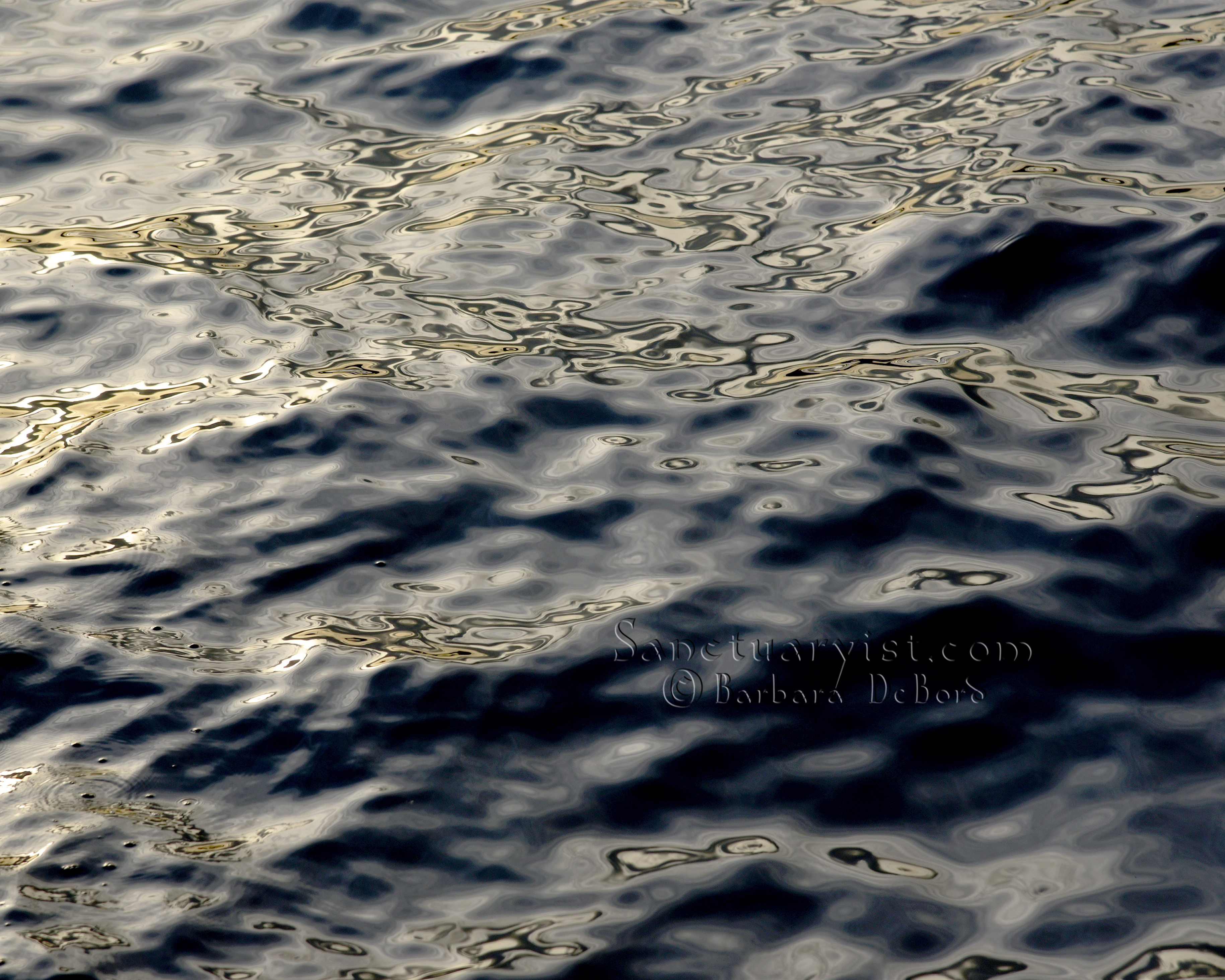 Grey Gold Leopard Seas No 2