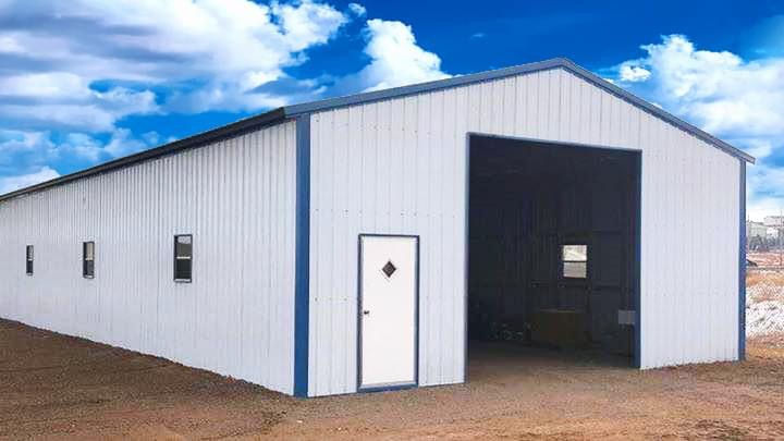 Thumbnail: 30x100x12 Fully Vertical Metal building 