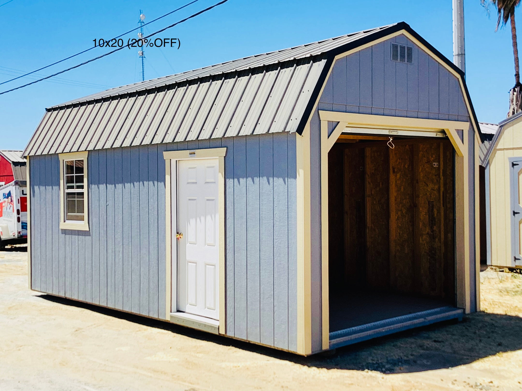 10x20 Lofted Barn Garage