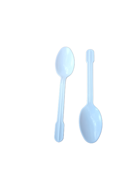 Cuchara plástica removedora