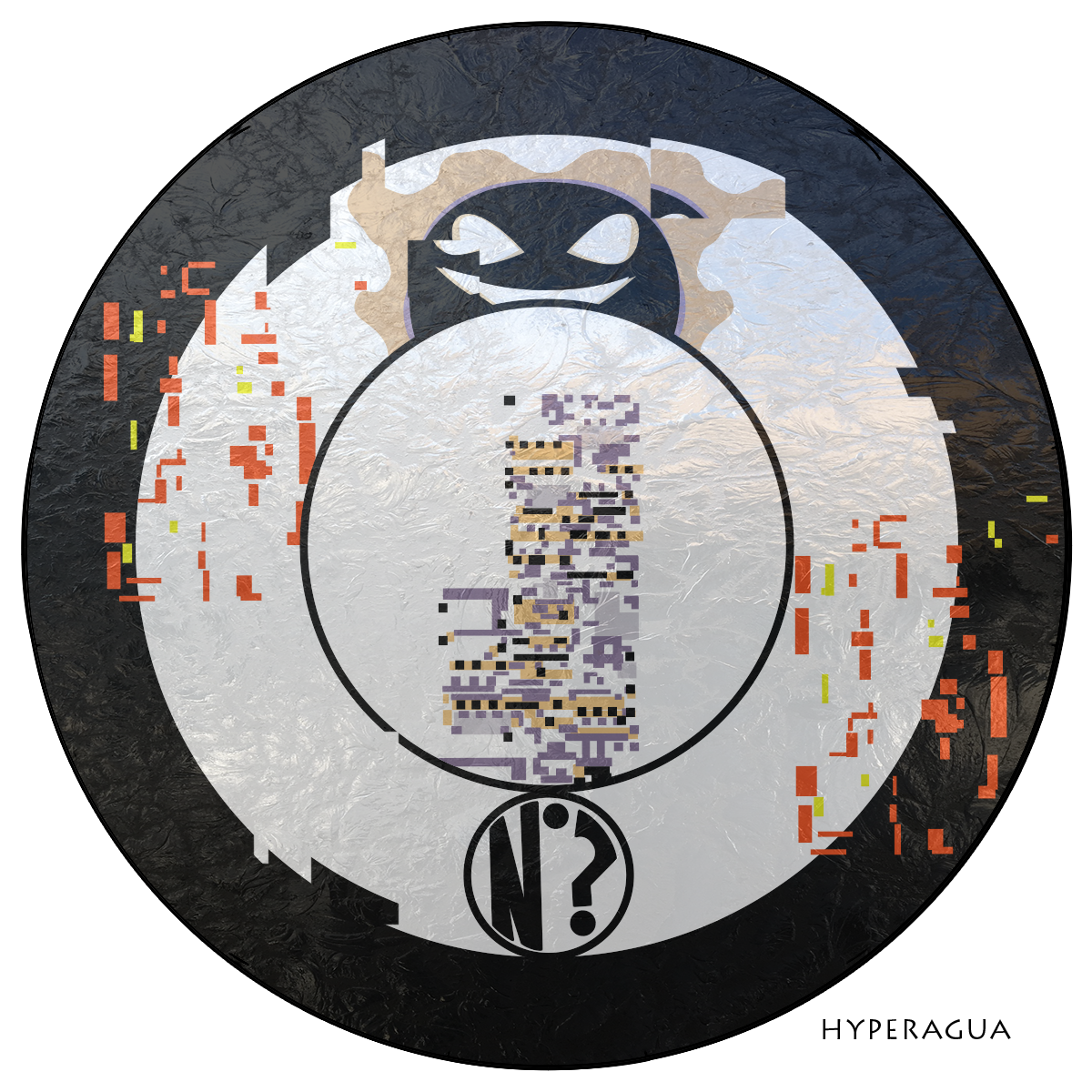 151.A MissingNo Stained Glass