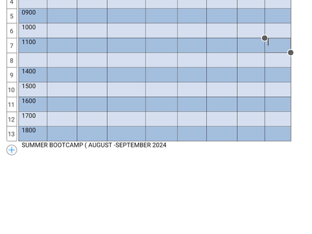 SUMMER BOOTCAMP (AUGUST SEPTEMBER 2024)FOR KIDS