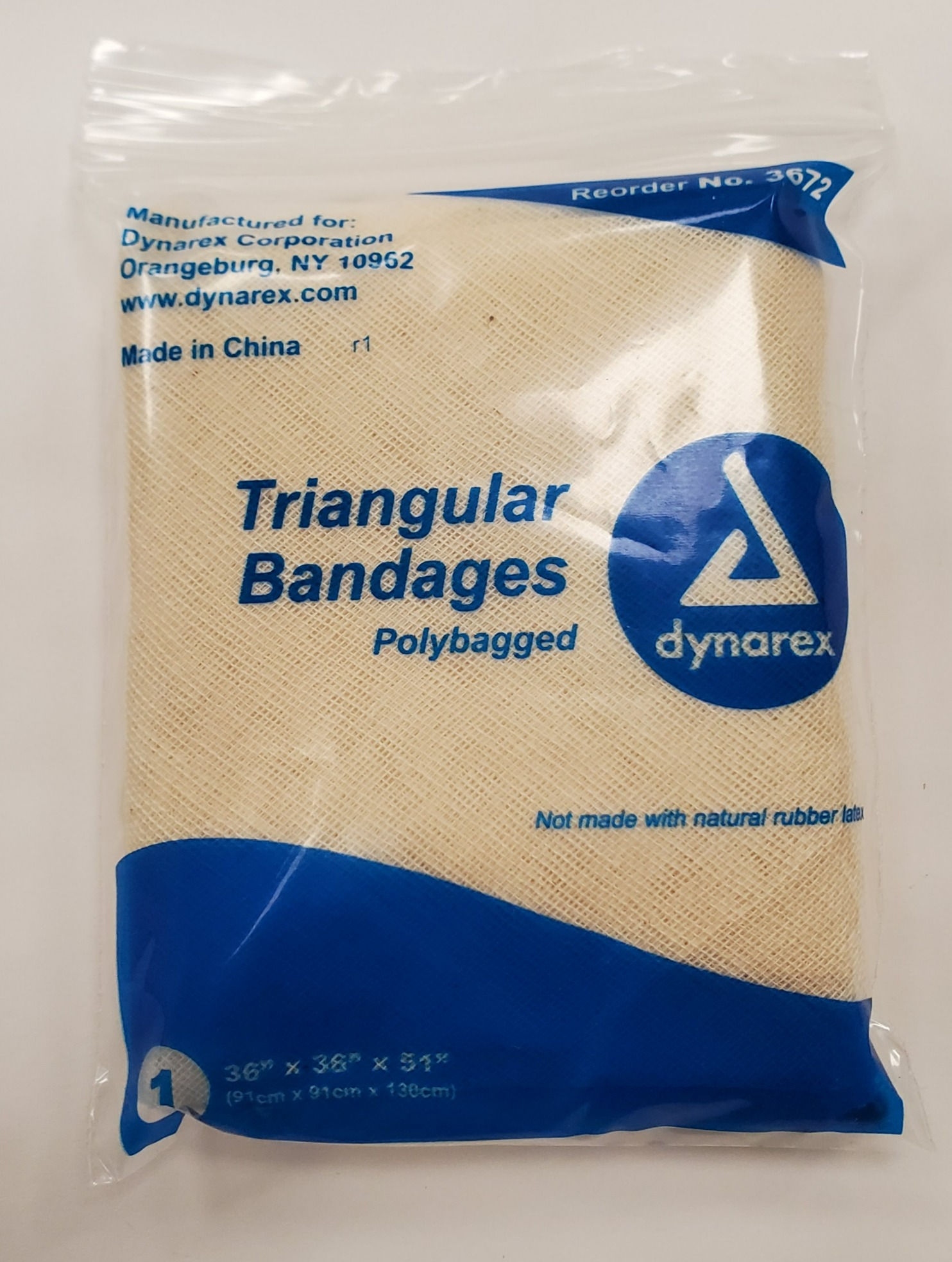 Triangular Bandages 43" X 43" X 61"