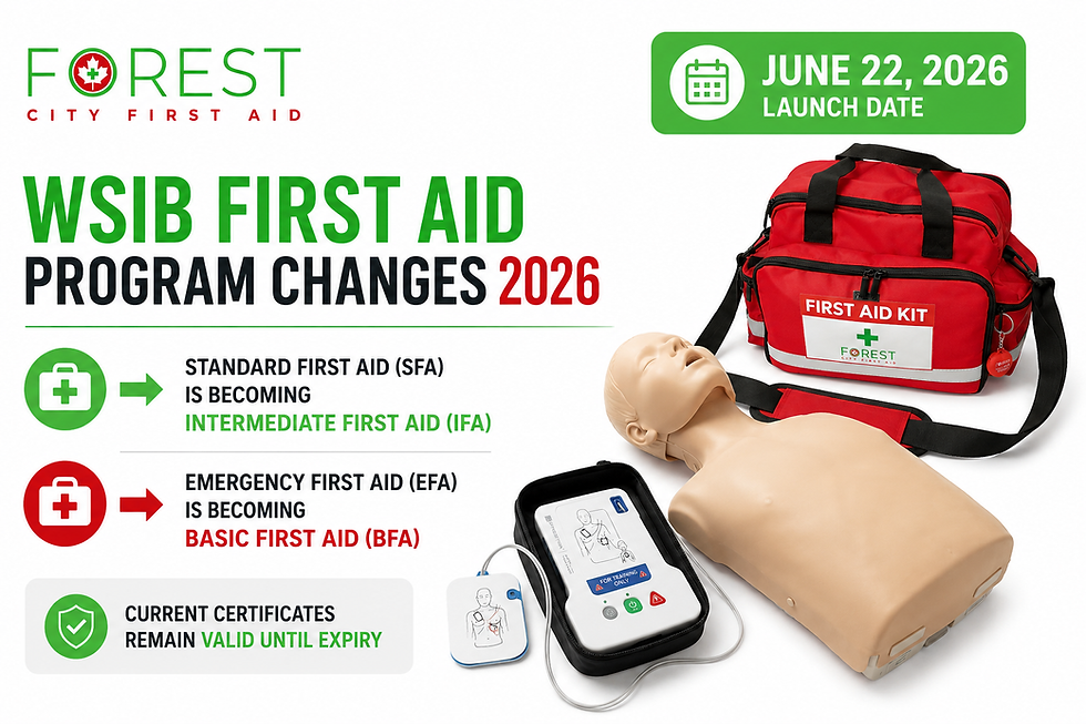 WSIB First Aid Program Changes in Ontario for June 22nd 2026: What Students and Employers Need to Know