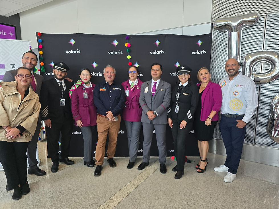 Volaris inicia la internacionalización del Aeropuerto de Tepic-Riviera Nayarit con su nueva ruta desde Los Ángeles, California