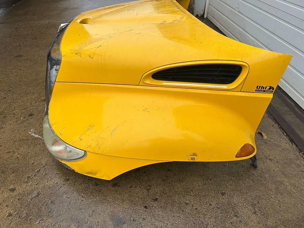 Thumbnail: 2009-2019 International DURASTAR (4300) Yellow Hood - Used