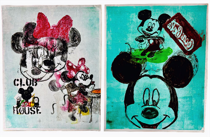 Diptych Monoprint