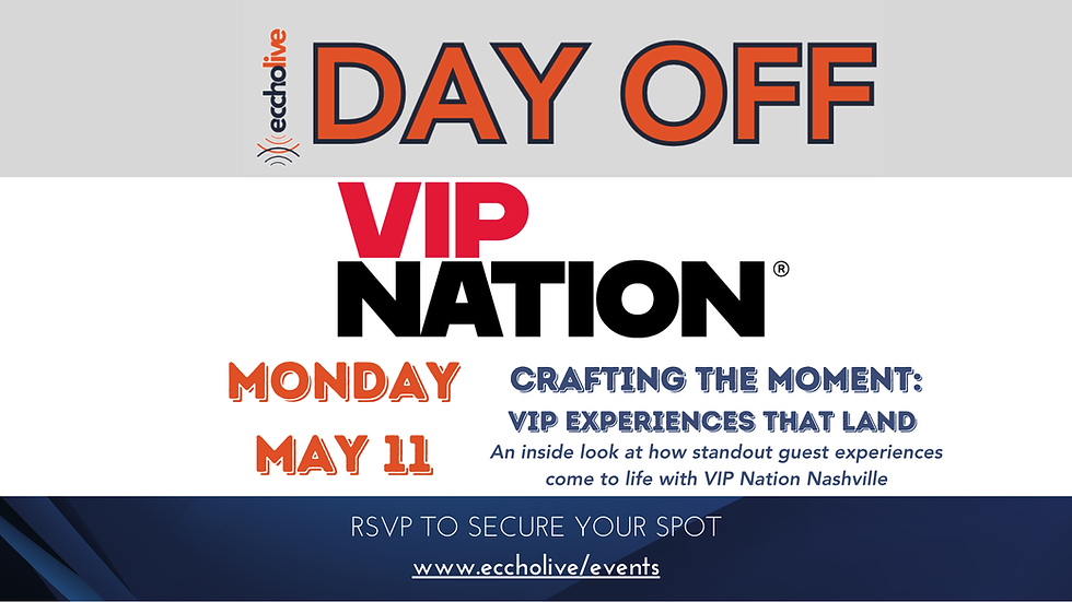 May Day Off Crafting the Moment: VIP Experiences That Land