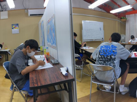 3時間自習、終了。