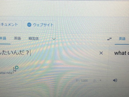 Google翻訳も結構間違うんですねー。