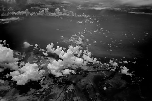 Clouds above the sea