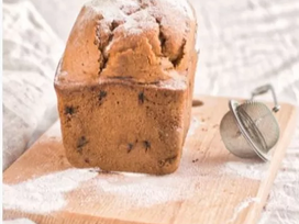 Pão de Farinha de Amêndoas com uva passa